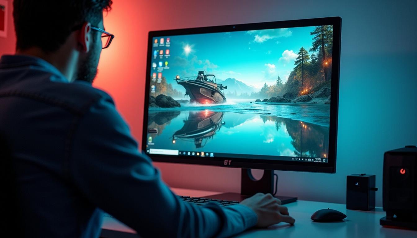 Accediendo a la Configuración de Pantalla