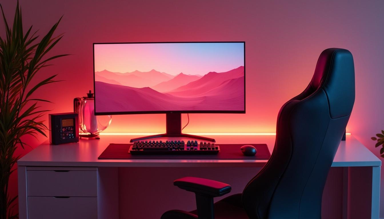 Logra un Espacio Gaming Minimalista y Ordenado