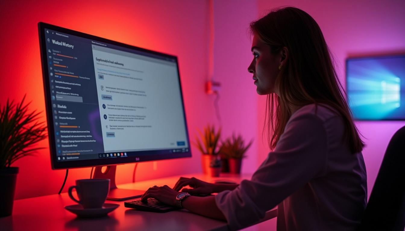 Configurando la Luz nocturna para reducir la luz azul