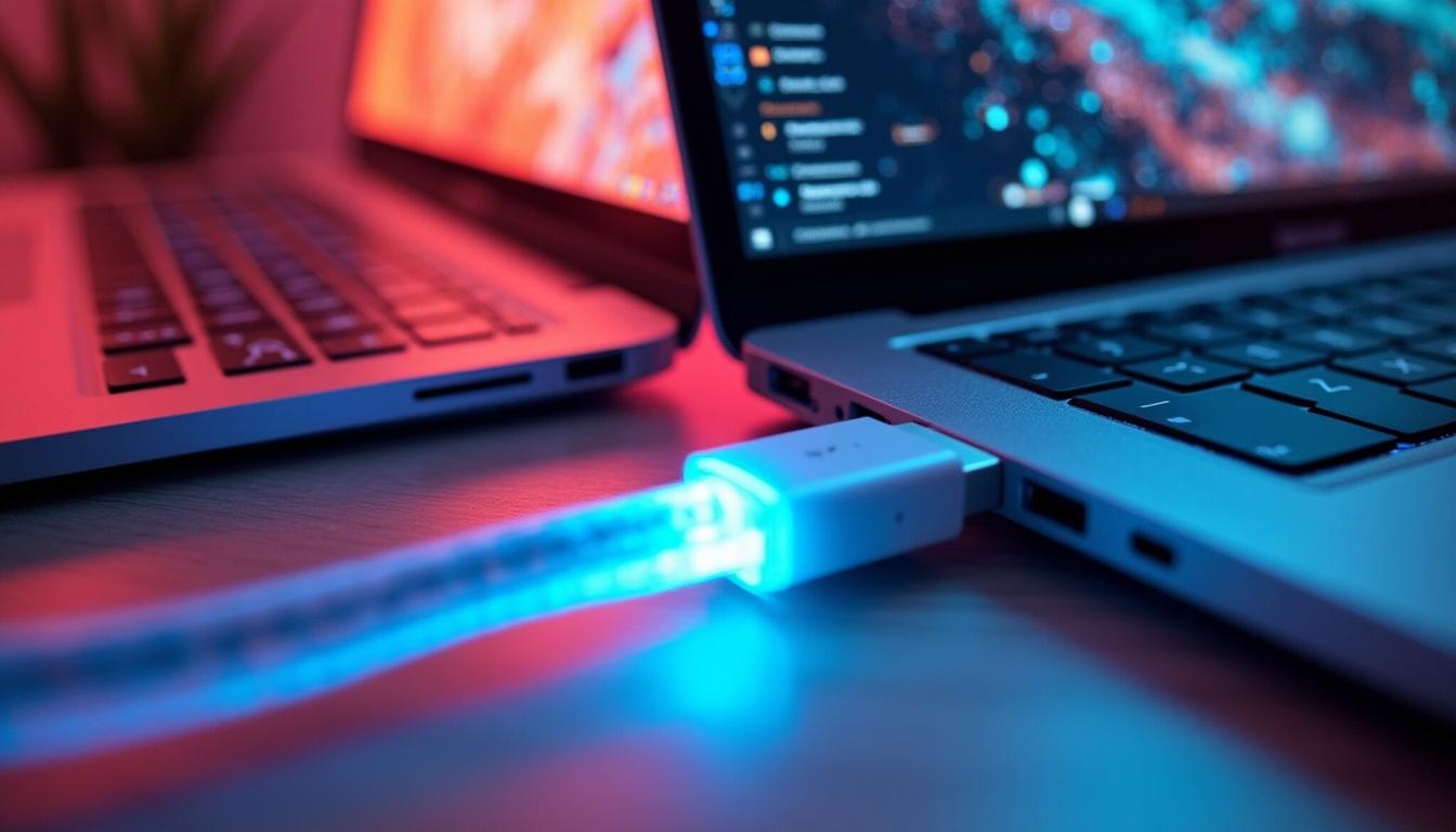 Transferencia de Archivos por Cable Directo: Eficiencia y Control